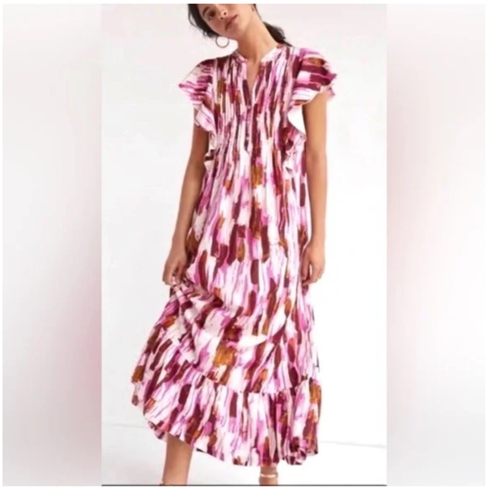Anthropologie Maeve The Cassandra Maxi Dress Size XS